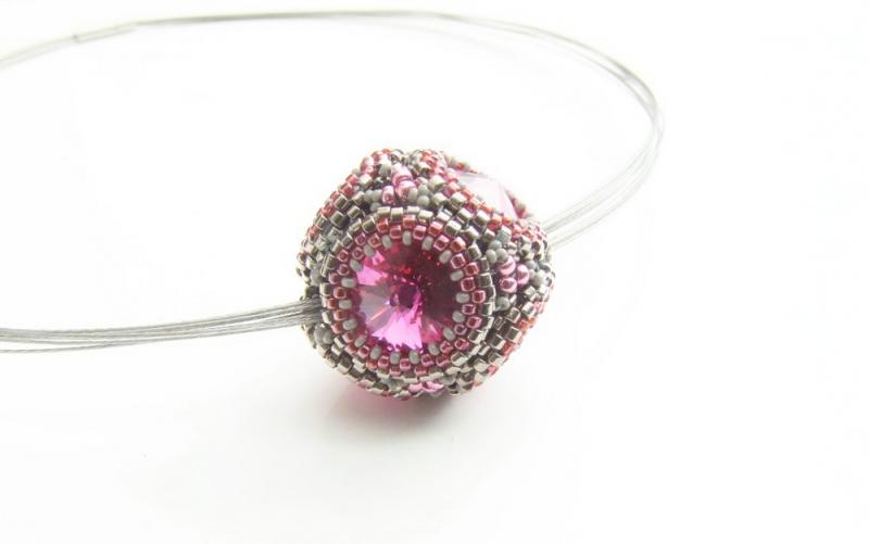 Anhänger Würfel pink