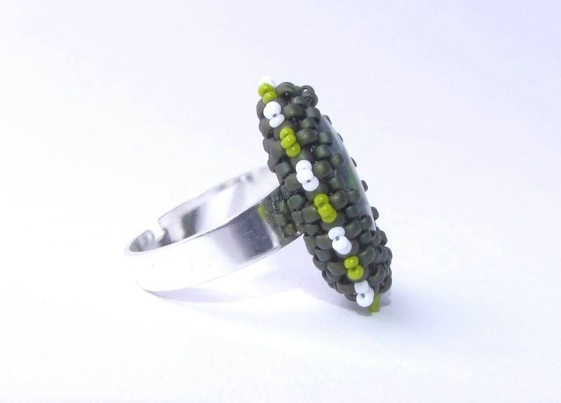 Ring Retro grün