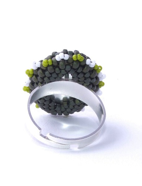 Ring Retro grün