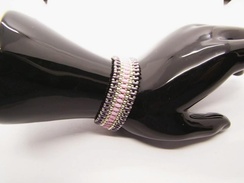 Armband rosa/beere