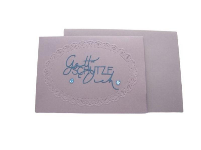 Karte Gott schütze dich