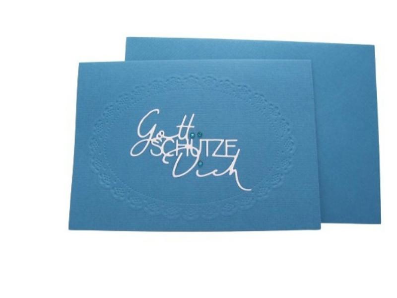 Karte Gott schütze dich