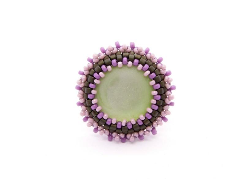 Ring Grün Rosa