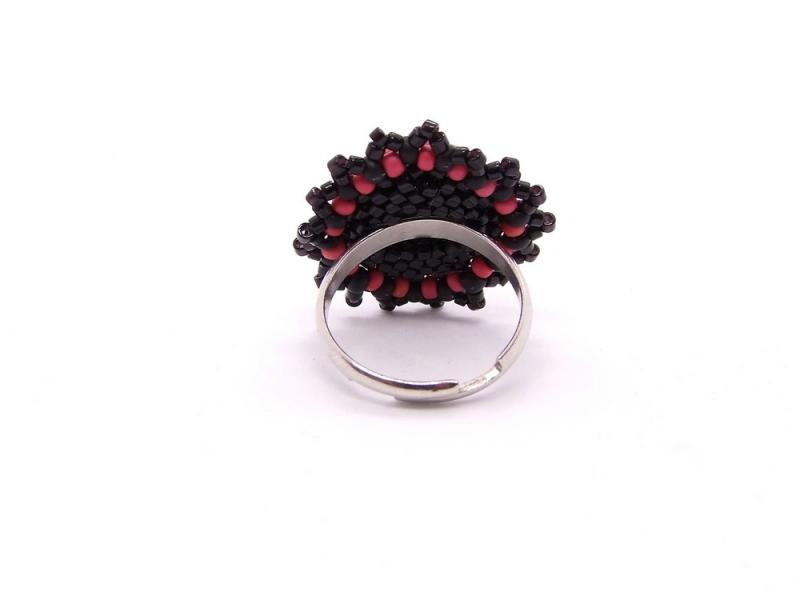 Ring Schwarz Rot