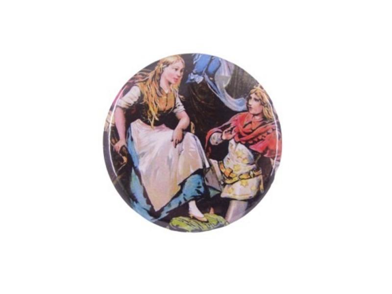 Taschenspiegel Aschenputtel mit Prinz