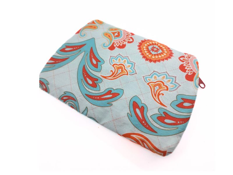 Täschchen türkis/orange